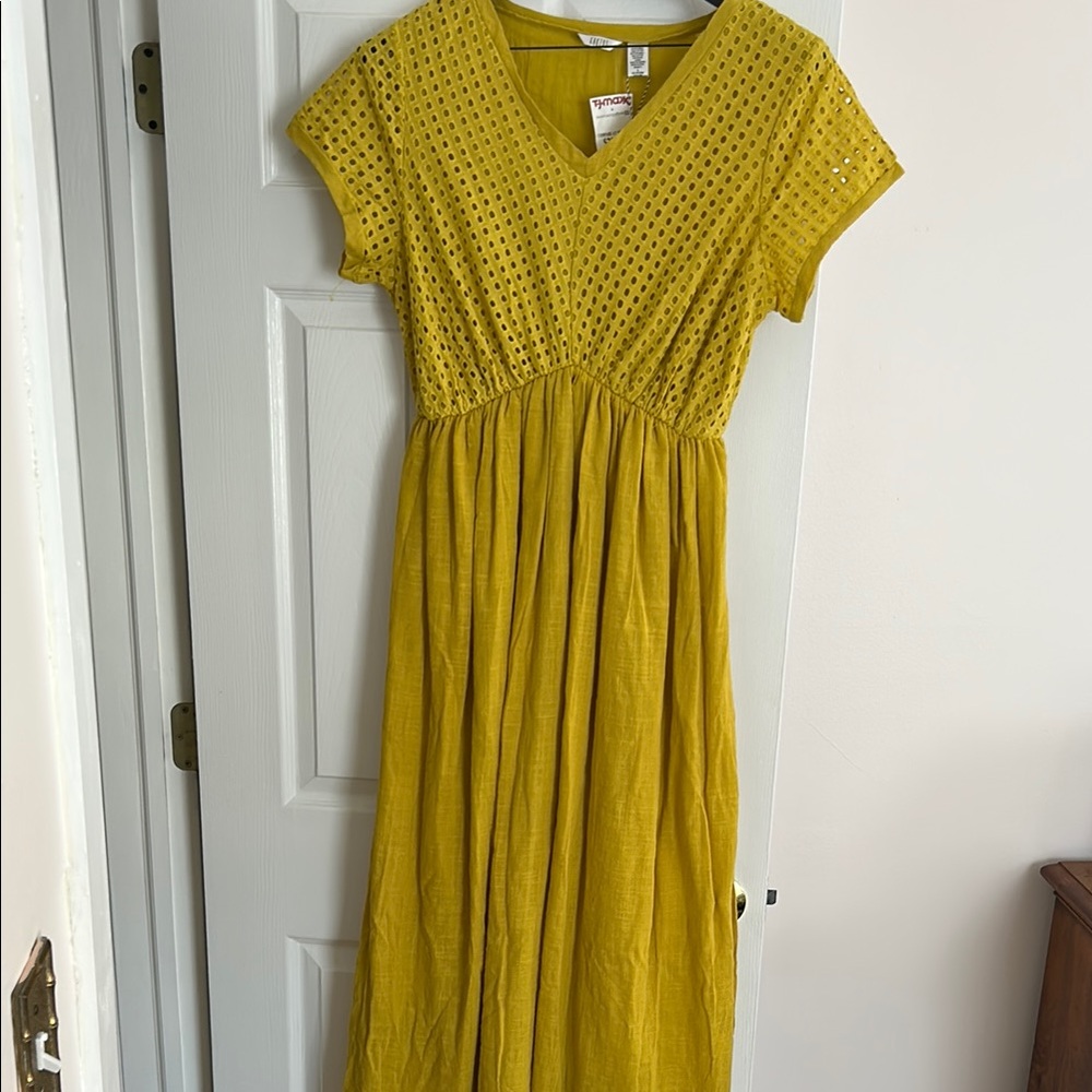 Kaktus Flutter Sleeve V-Neck Sundress